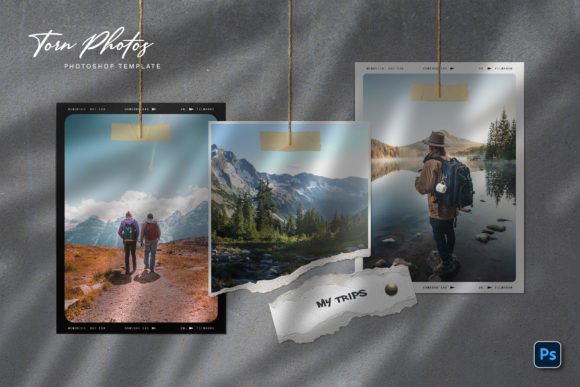 Create Authentic Visual Stories with a Torn Photo Template