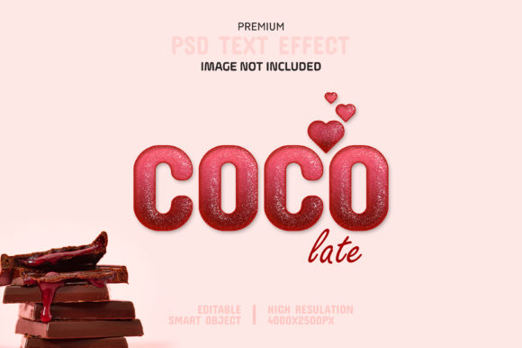Create Sweet Designs with Editable Love Chocolate Text Effect
