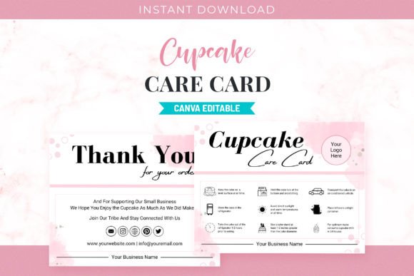 Cupcake Care Card Editable Template PDF: Elevate Your Customer Experience