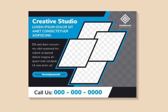 Elevate Your Brand with the Creative Studio Horizontal Banner