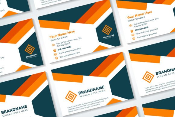 Geometric Business Card: A Modern Corporate Identity