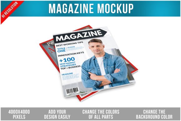 Magazine Mockup: Elevate Your Design Portfolio Instantly