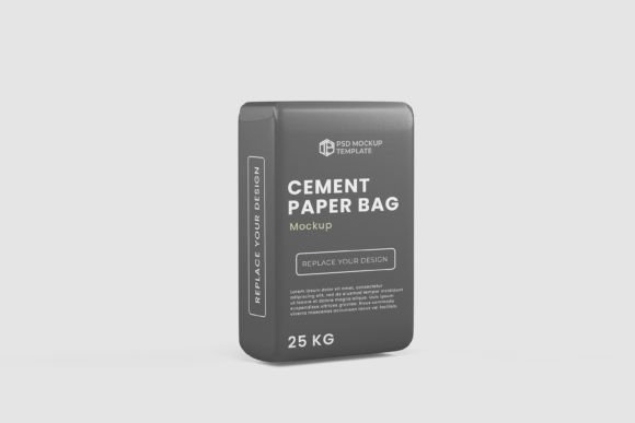 Present Your Design with Cement Bag Mockup