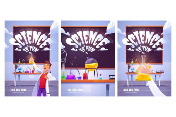 Science Lab Posters for Study and Experiments